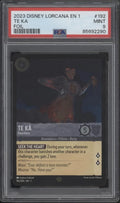 Te Ka Disney Lorcana The First Chapter Foil #192 PSA 9