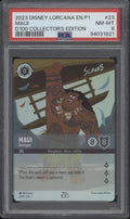 Maui Disney Lorcana D100 Collector's Edition #23 PSA 8