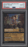Mickey Mouse Disney Lorcana Ursula's Return Foil #16 PSA 10