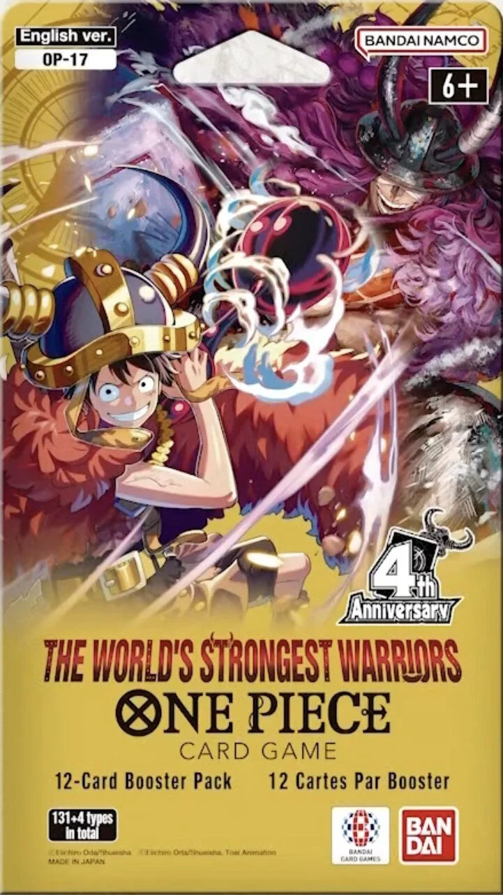 The World's Strongest Warriors OP-17 Booster Blister | One Piece Card Game