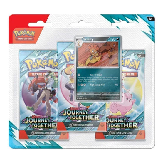 Journey Together Three-Booster Blister (Assorted Promo) | Pokemon TCG