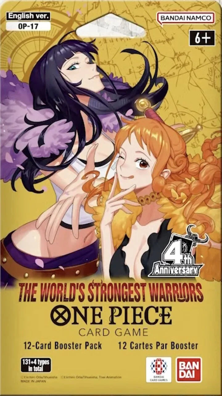 The World's Strongest Warriors OP-17 Booster Blister | One Piece Card Game