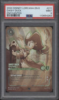 Daisy Duck Pirate Captain Disney Lorcana Azurite Sea Enchanted #211 PSA 9