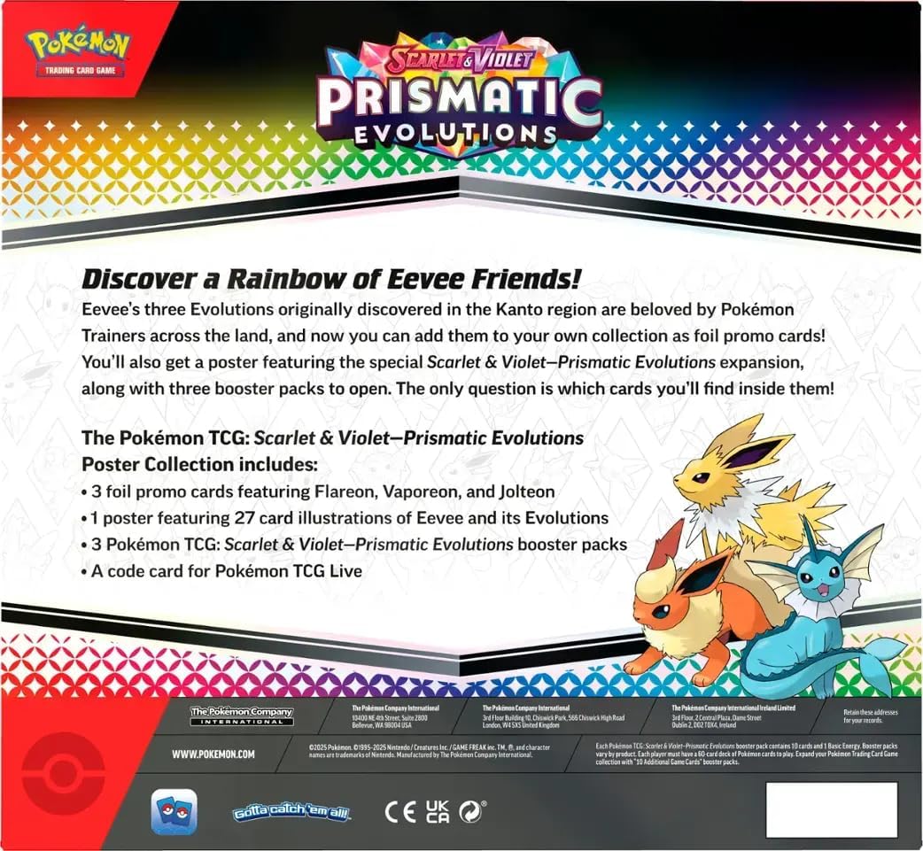 Prismatic Evolutions Poster Collection | Pokemon TCG