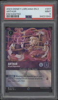 Arthur Disney Lorcana Rise of the Floodborn Enchanted #207 PSA 9 #1