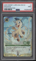 Pegasus Gift for Hercules Disney Lorcana C2 Participation Promo #1 PSA 9